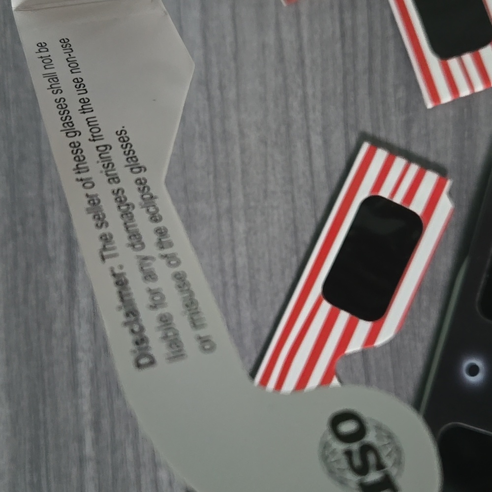 August Partial Solar Eclipse Six Eclipse Glasses … - image 4